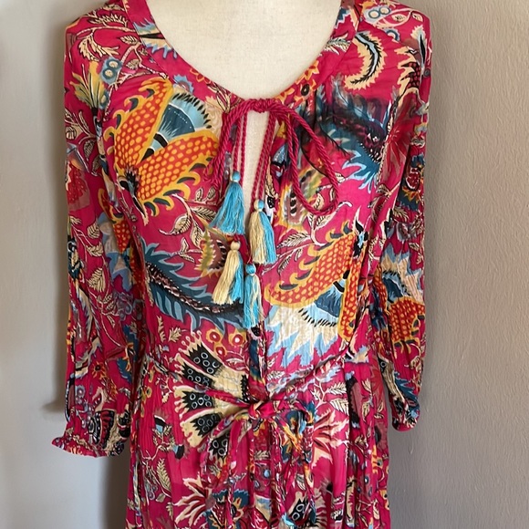 RAJ Made in India vintage dress 100% cotton - Picture 2 of 12